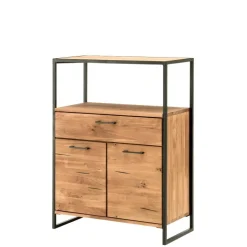 Industrial-Kommode aus Wildeiche Massivholz - Ingbo