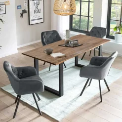 Industry Essgruppe mit Drehstühlen - Potsdam (fünfteilig)