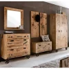 Industry Garderobenmöbel Indri aus Mangobaum Massivholz (sechsteilig)