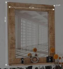 Industry Garderobenmöbel Indri aus Mangobaum Massivholz (sechsteilig)