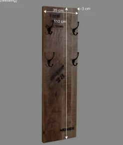 Industry Garderobenmöbel Indri aus Mangobaum Massivholz (sechsteilig)