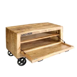 Industry Garderobenmöbel Indri aus Mangobaum Massivholz (sechsteilig)