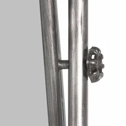 Industry Spiegel mit Rahmen aus Stahlrohren Manicos & 5 Haken