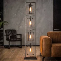 Industry Standleuchte mit 4 Lampen - Cranzo