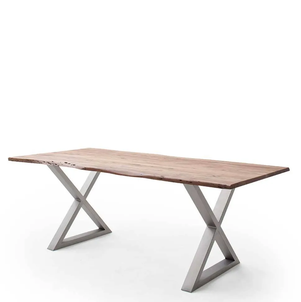 Industry Tisch mit Naturkanten - Tiber