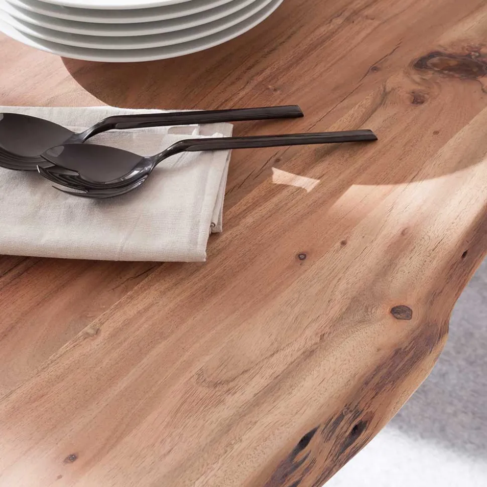 Industry Tisch mit Naturkanten - Tiber