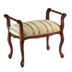 Italienischer Sitzhocker mit Armlehnen Magari gepolstert