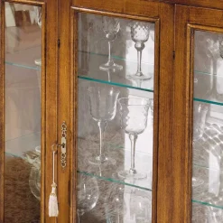 Italienischer Vitrinenschrank 107x100x46 cm - Carlenna II