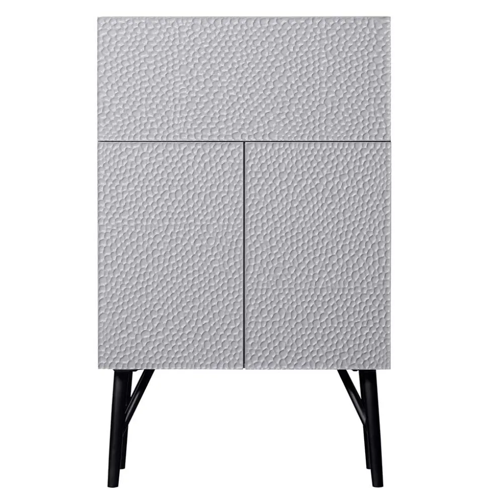 Japandi Barschrank in Hellgrau - Looning