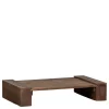 Japandi Couchtisch in Dunkelbraun - Houston