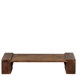 Japandi Couchtisch in Dunkelbraun - Houston