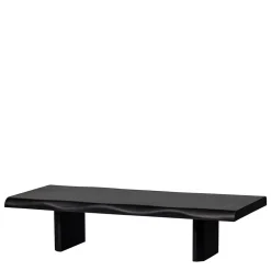 Japandi Couchtisch in Schwarz - Aldura