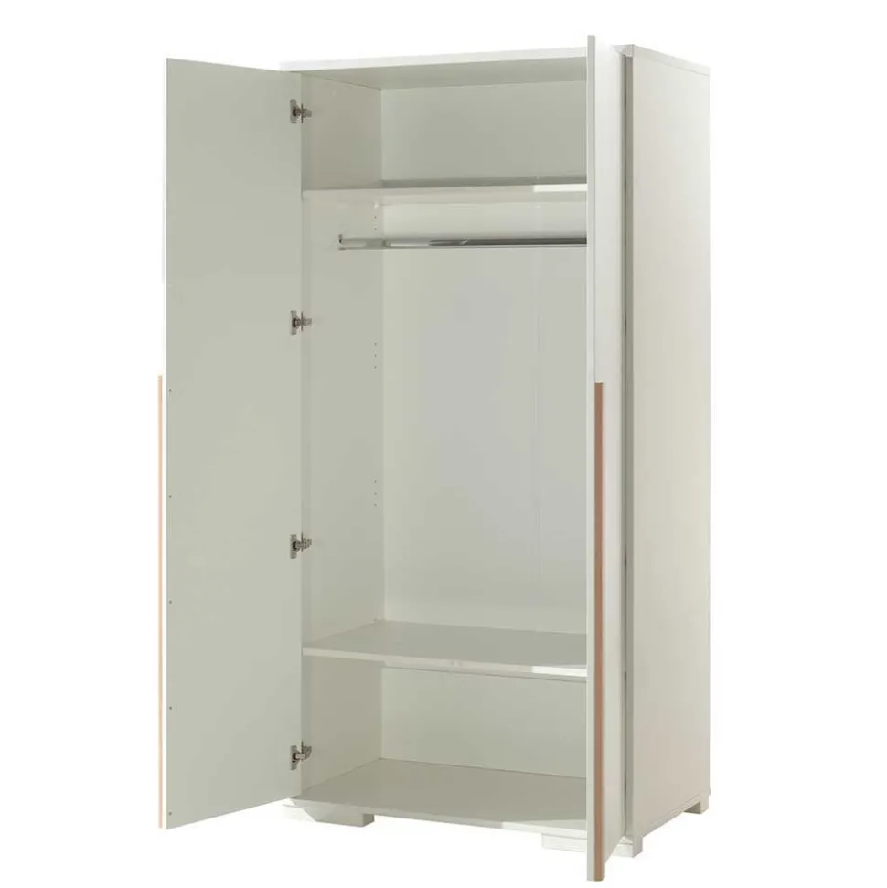 Jugendbett & Nachtkommode & Schrank - Eldrus (dreiteilig)