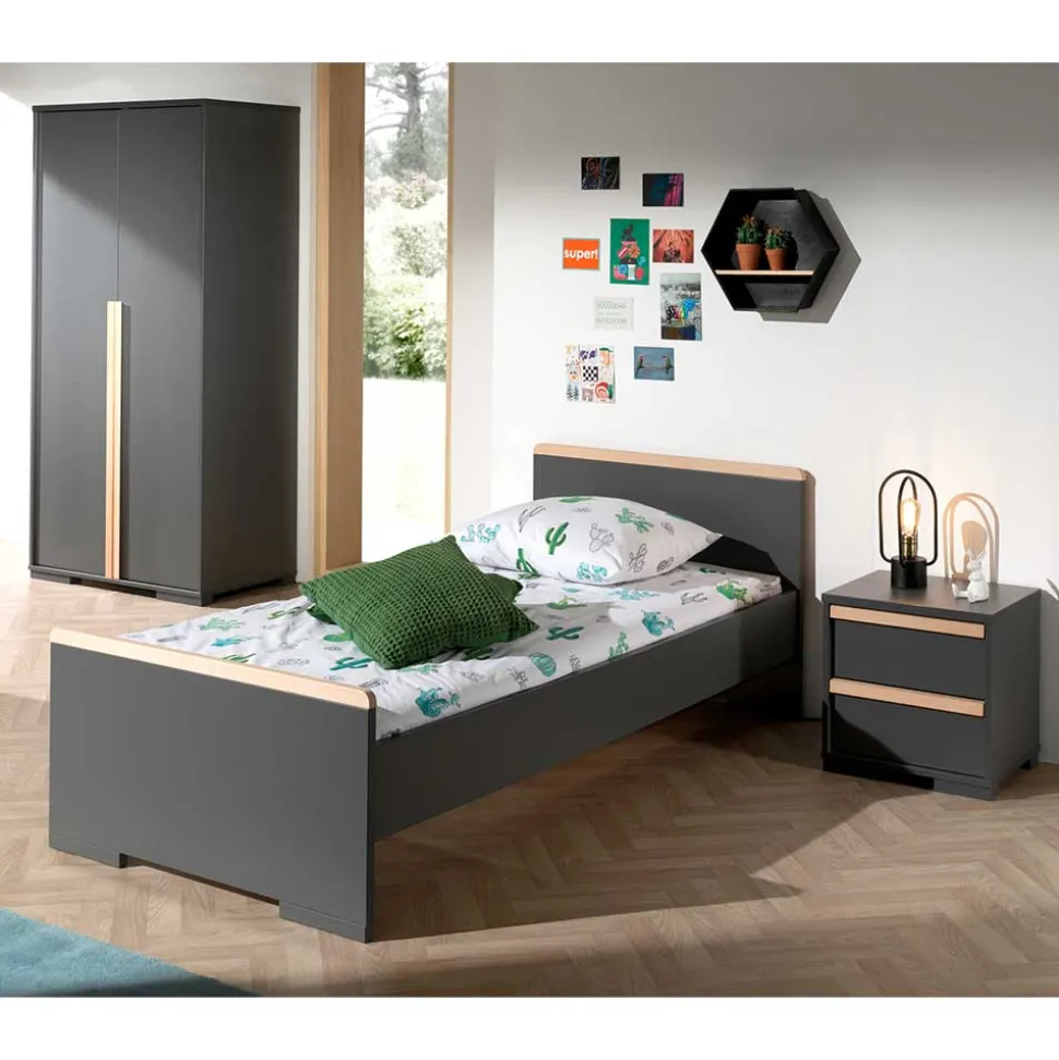 Jugendbett Anlage & Schrank - Navlius (dreiteilig)