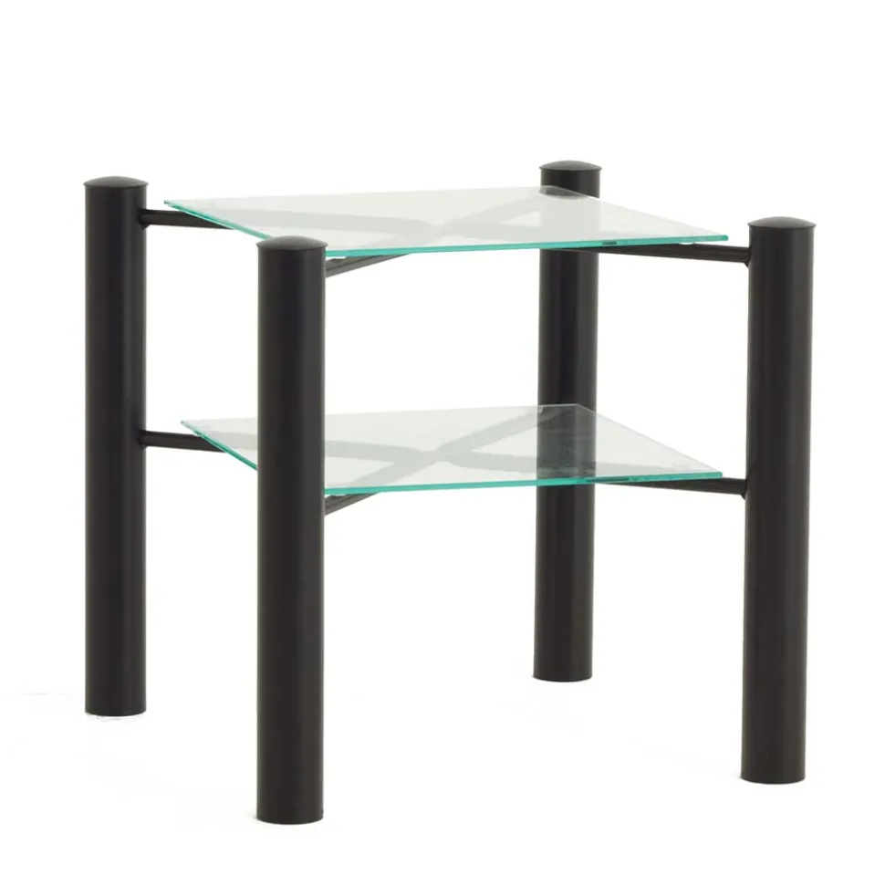 Jugendbett Lioberta aus schwarzem Metall (zweiteilig)