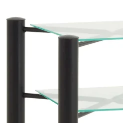 Jugendbett Lioberta aus schwarzem Metall (zweiteilig)