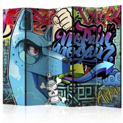 Jugendzimmer Paravent mit Graffiti Motiv - Abacho