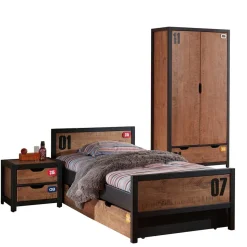 Jugendzimmereinrichtung Möbelset - Krefos I (dreiteilig)