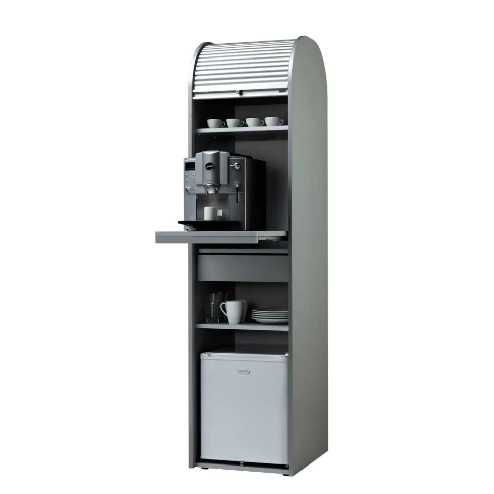 Kaffeeschrank Fortinos mit Rolladentür