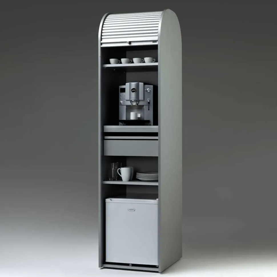 Kaffeeschrank Fortinos mit Rolladentür