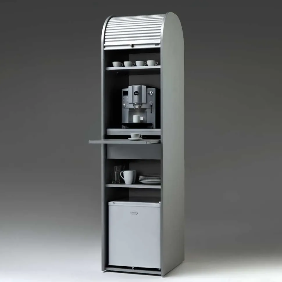 Kaffeeschrank Fortinos mit Rolladentür