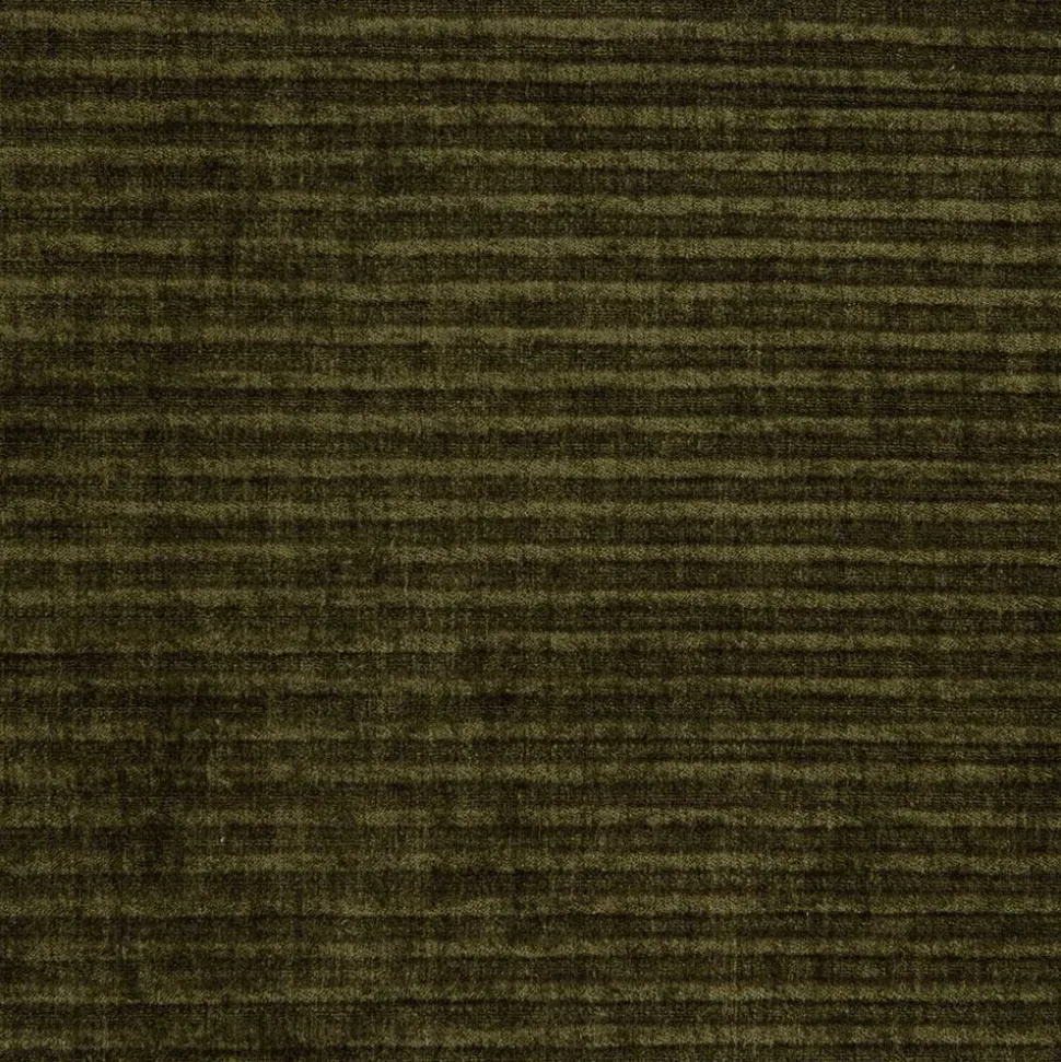 Kantiger Federkernsessel in Dunkelgrün - Usseaux