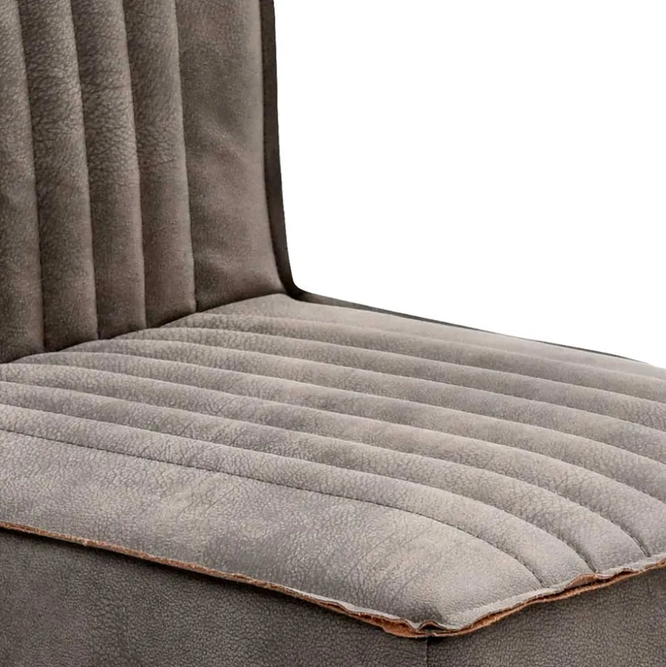 Kantiger Schwingstuhl in Schlamm - Addagio (2er Set)