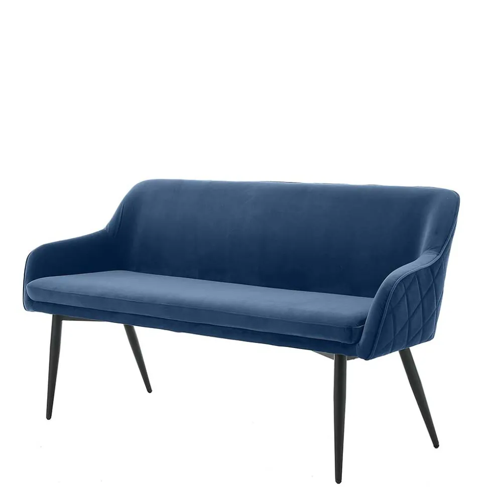 Küchenbank in Blau mit Schwarz - Zarcon