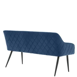 Küchenbank in Blau mit Schwarz - Zarcon