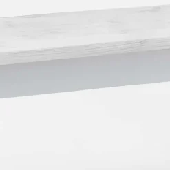 Küchenbank in Weiß aus Kiefer - Molzau