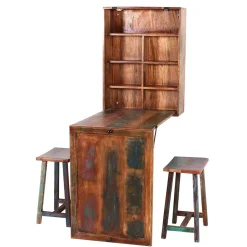 Küchenbar ausklappbar im Shabby Chic - Jamaica (dreiteilig)