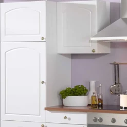 Küchen-Block Light in Weiß (sechsteilig)