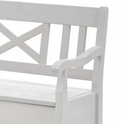 Kücheneckbank Onesti in Weiß Kiefer massiv