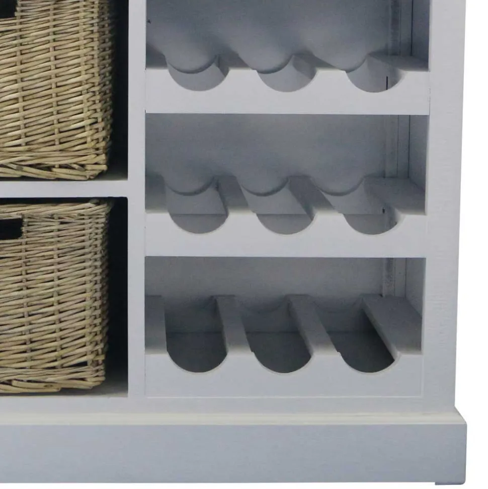 Küchenkommode Cultures mit Flaschenregal