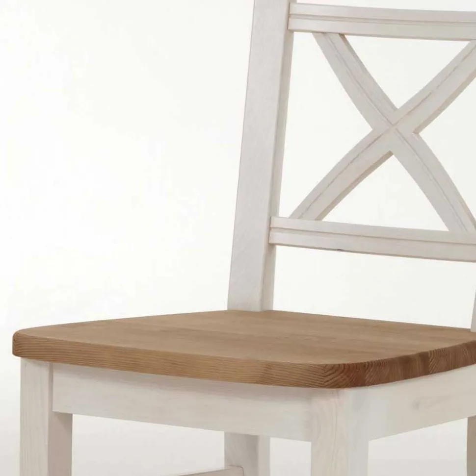 Küchenstuhl Lugon im Landhaus Design (2er Set)