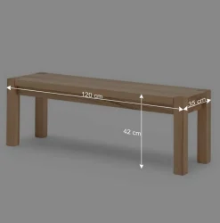 Kernbuche Holzbank Pogamo für die Wohnung