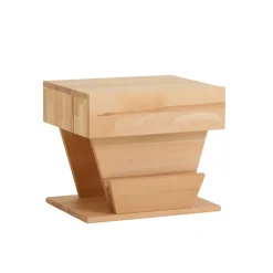 Kernbuche Nachttisch Forest mit Zeitungsablage