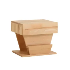 Kernbuche Nachttisch Forest mit Zeitungsablage