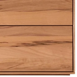 Kernbuche Nachttisch mit zwei Schubladen - Stephens