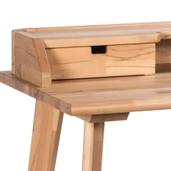 Kernbuche Schreibtisch mit Aufsatz - Lora