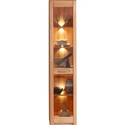 Kernbuche Vitrine mit einer Tür - Amyonta