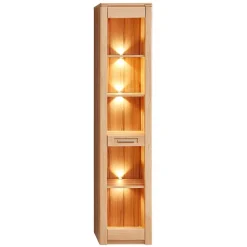 Kernbuche Vitrine mit einer Tür - Amyonta