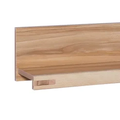 Kernbuche Wohnwand Möbel Set - Uhelia (vierteilig)