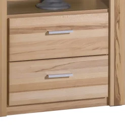 Kernbuche Wohnwand Möbel Set - Uhelia (vierteilig)