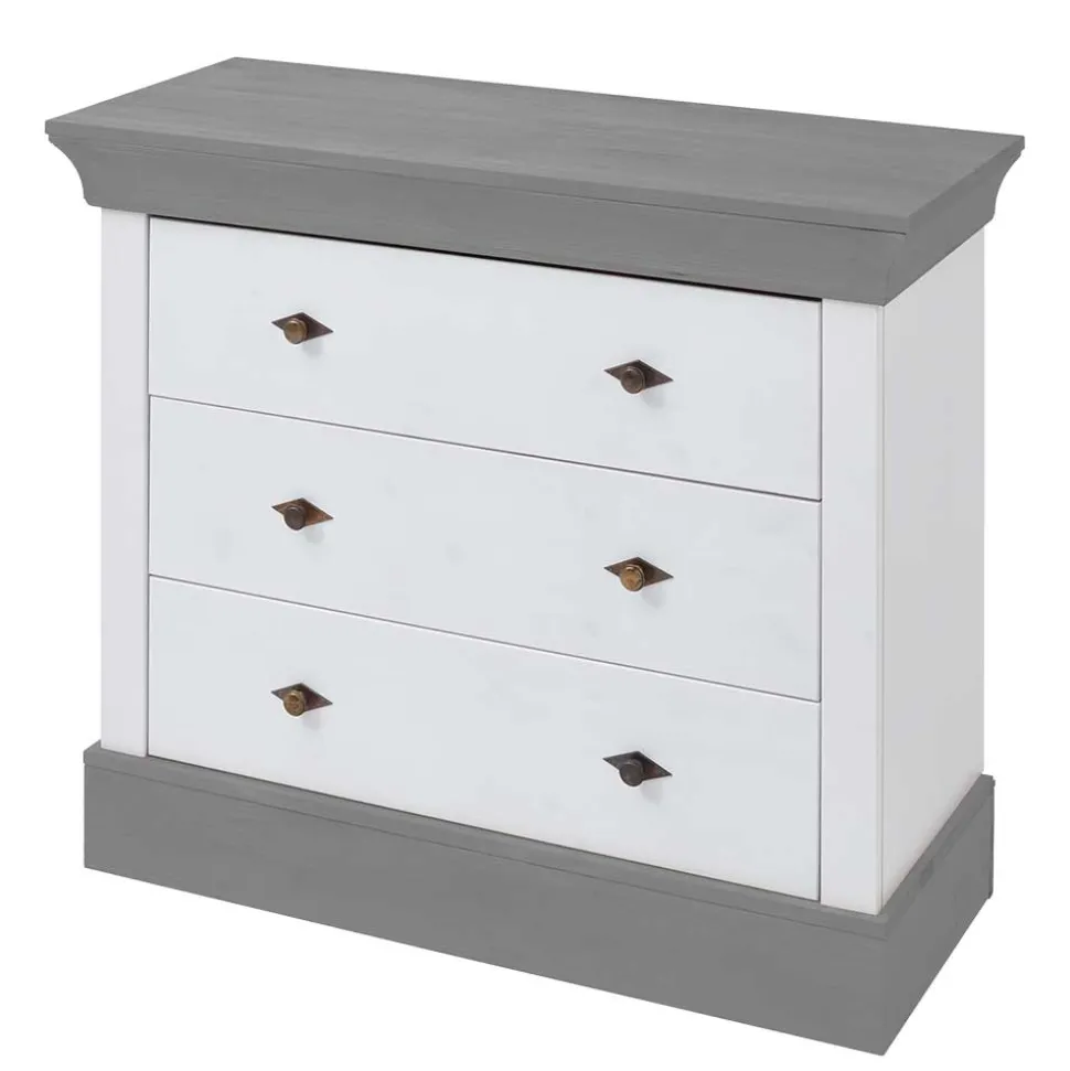 Kiefer Kinder Kommode auch mit Wickelaufsatz - Mirandesca