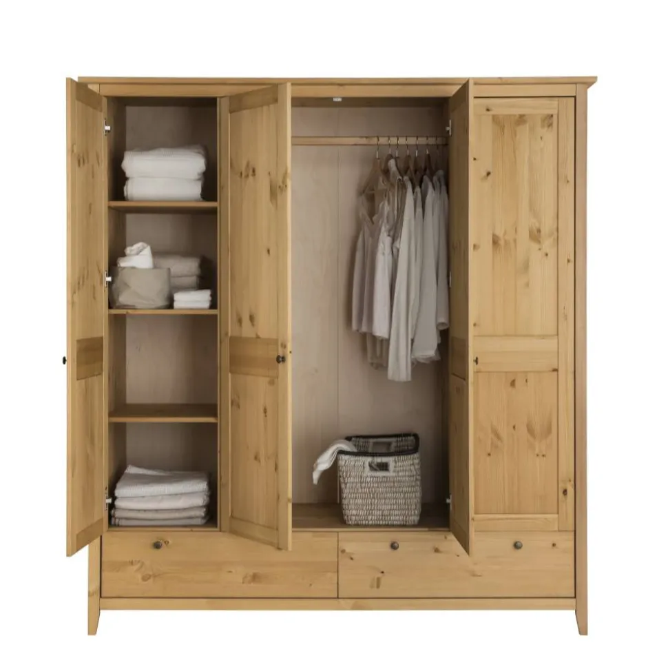 Kiefer Kleiderschrank geölt & gebeizt - Zatira