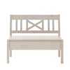 Kiefer Sitzbank Onesti mit Truhe