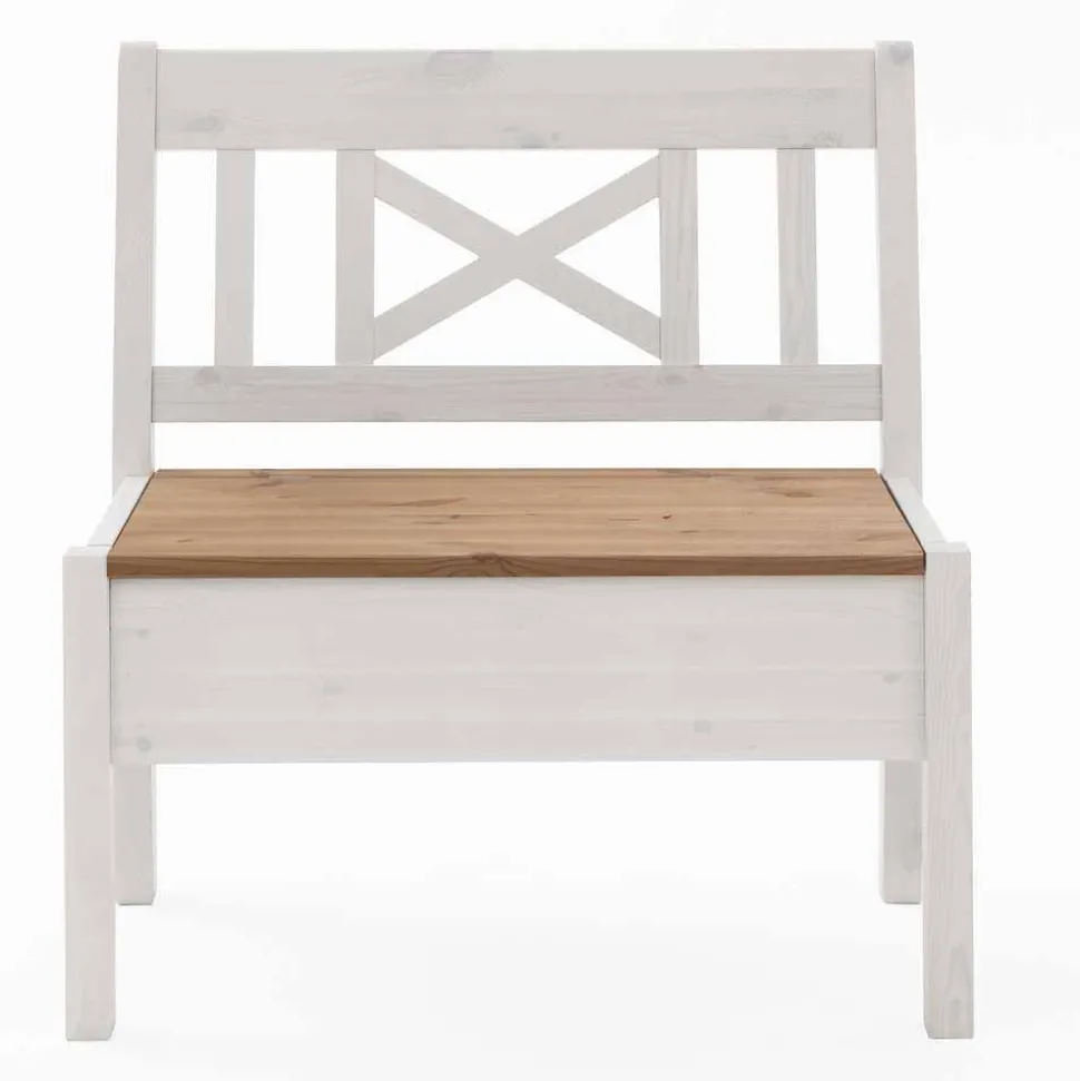 Kiefer Truhenbank Lugon im Landhausstil