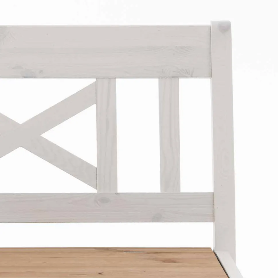 Kiefer Truhenbank Lugon im Landhausstil