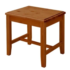 Kiefernholz Hocker in Bernsteinfarben - Racana